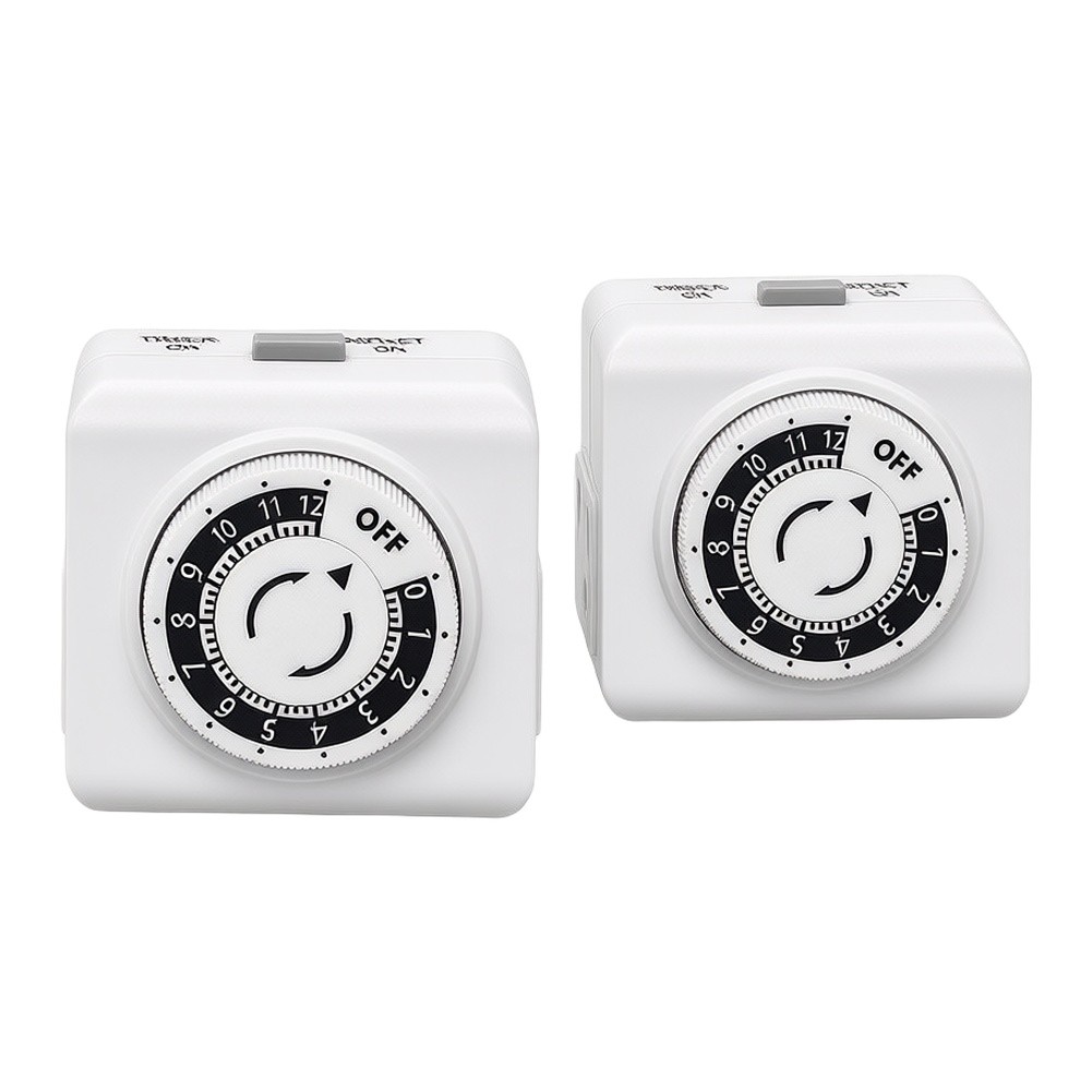 2 Pack 24 Hour Indoor Mechanic - Timer Dual Outlet ulasan dan harga